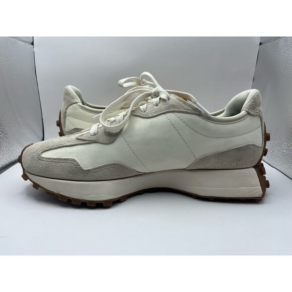 New Balance 327 Sea Salt Golden Hour Men’s Sneaker Size 8 USED - Picture 4 of 8